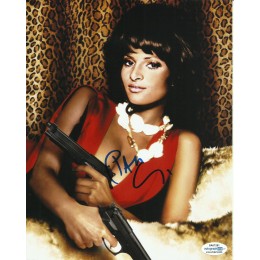 PAM GRIER SIGNED SEXY 10X8 PHOTO (2) also ACOA certified
