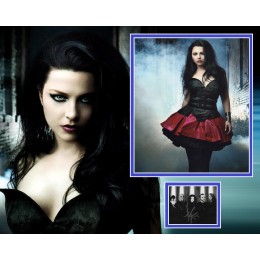 AMY LEE SIGNED SEXY EVANESCENCE PHOTO MOUNT (2)