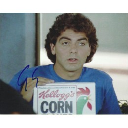 GEORGE CLOONEY SIGNED YOUNG 8X10 PHOTO